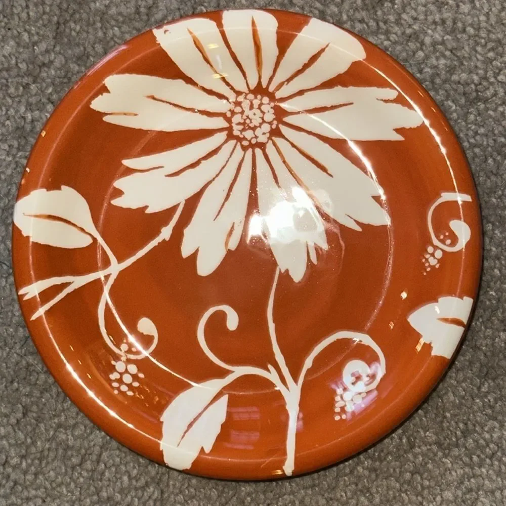 Mesa Home Products Floral Salad/Dessert Dishes Set of Four